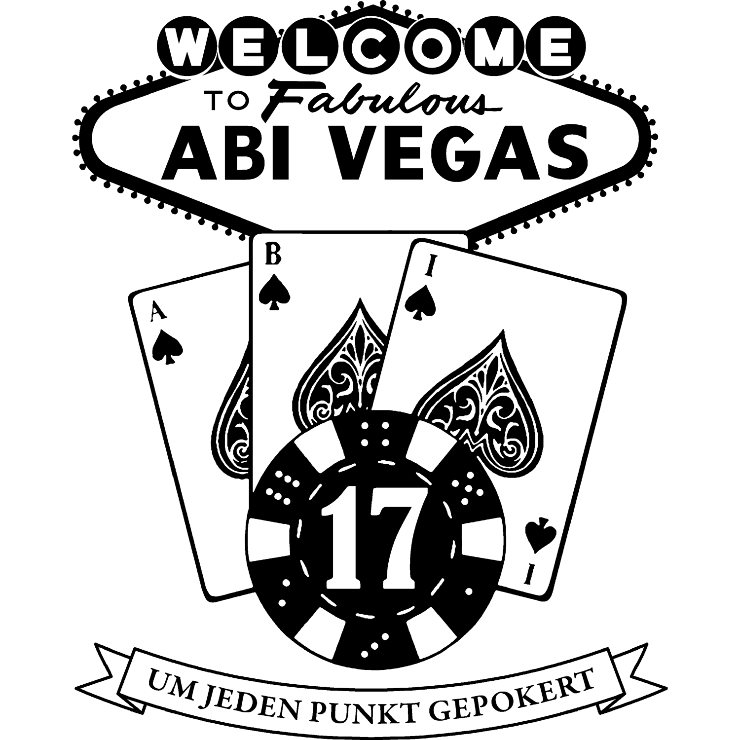 Silhouette einer Topfpflanze in Schwarz auf weißem Hintergrund.