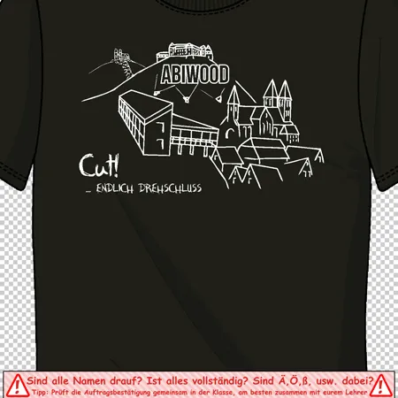 tshirt_mit_abiwood_druck Cut endlich Drehschluss design
