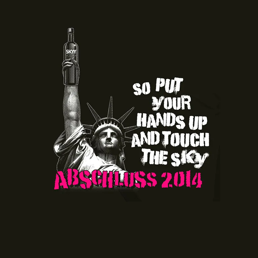 So put your hands up and Touch the Sky