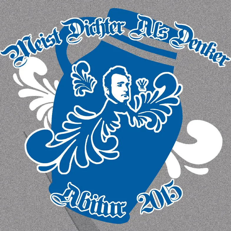 Meist Dichter als Denker Abitur 2015 - Bierkrug