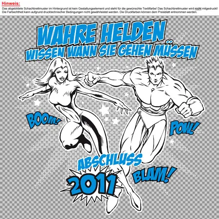 comic_stil_abschluss_2017 Wahre Helden wissen, wann sie gehen müssen design