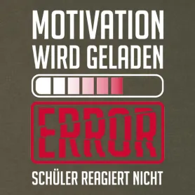 Abstrakte Grafik mit einem breiten roten Balken und fünf rosa Balken darüber.