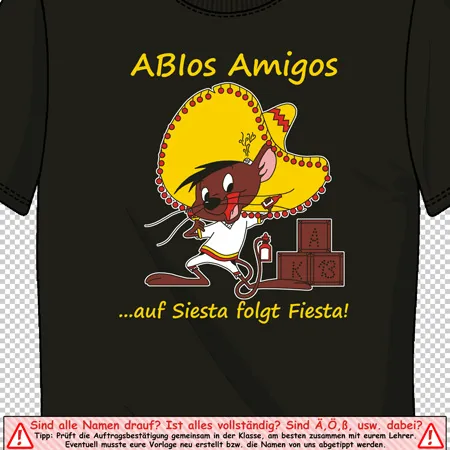 Abios amigos auf siesta folgt fiesta