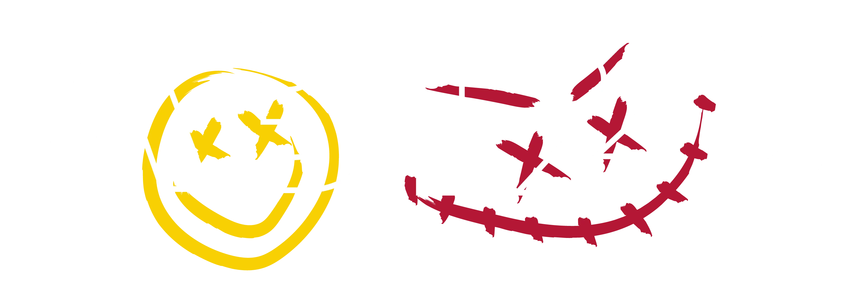 Schwarzer Hintergrund mit weiss umrandeten Zeichen A B 1 2 5 gelber Kreis mit zwei gelben Sternen ueber A B roter stacheliger Bogen ueber 1 2 5
