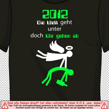 2012 die Welt geht unter doch wir gehn ab