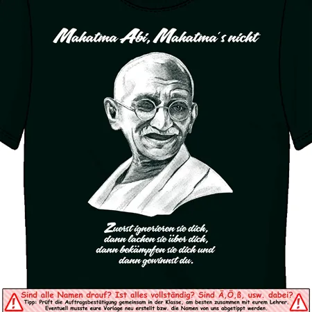 Mahatma Abi Mahatmas nicht