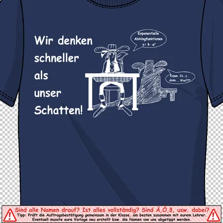 blaues_tshirt_mathematische_konzepte Wir denken schneller als unser Schatten design