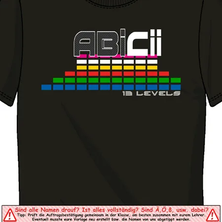 t-shirt_design_abitur_12_levels Abicii 13 Levels design