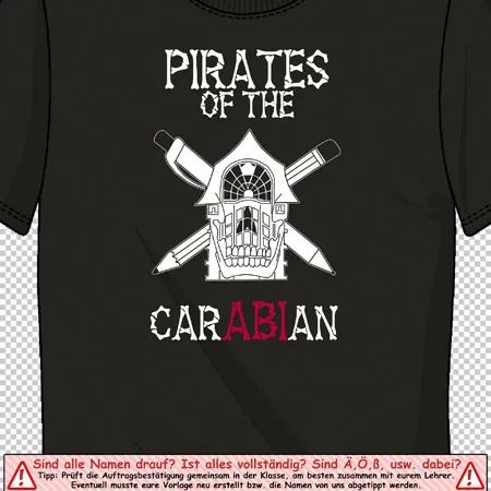 schwarzes_piraten_tshirt_design Pirates of the Carabian design