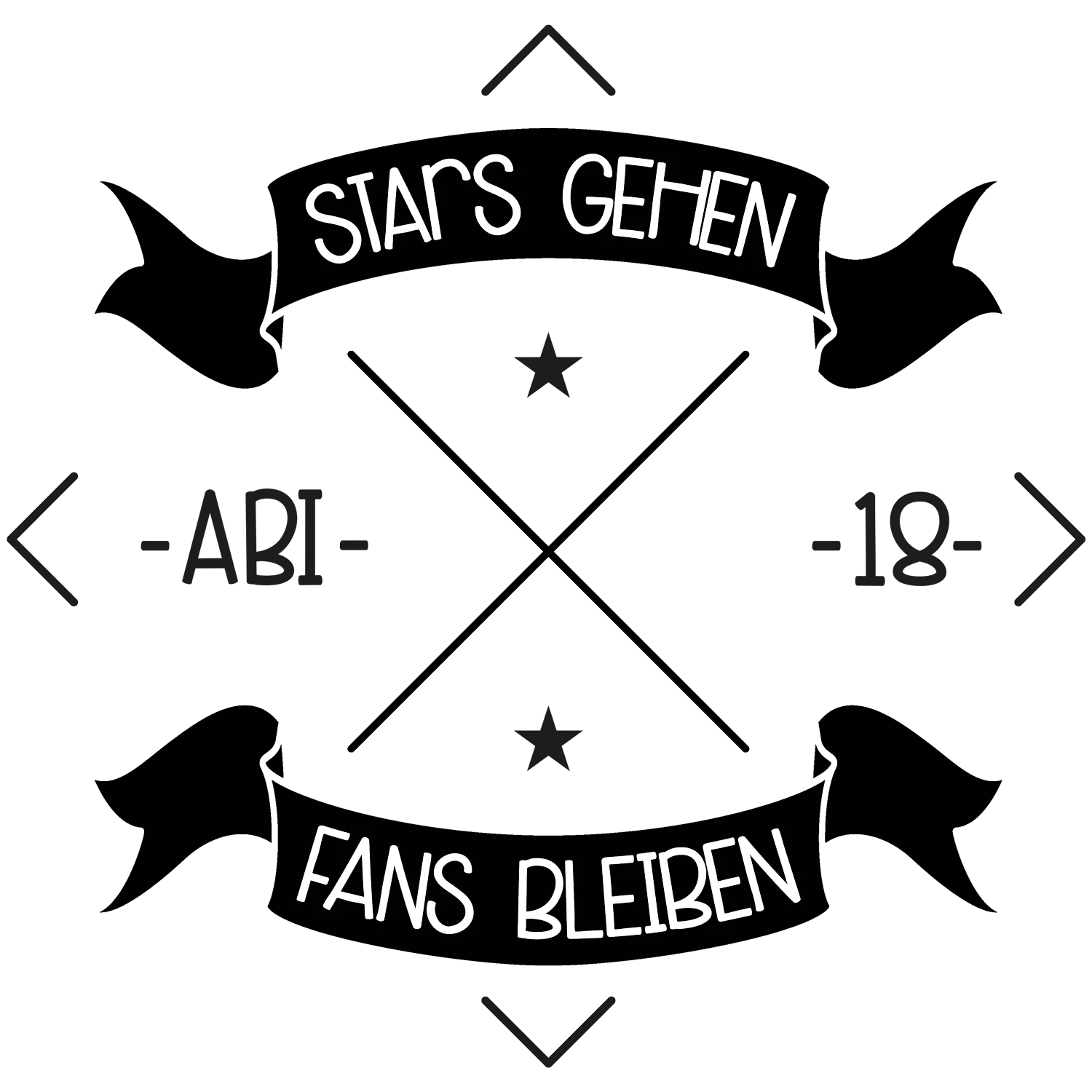 grafik_mit_text_und_sternen Stars gehen Abi design