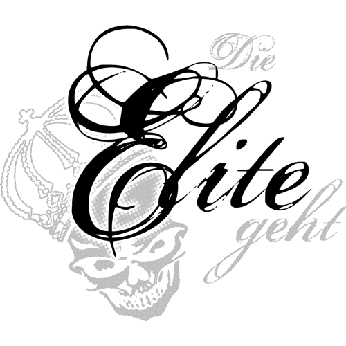 Geometrisches Muster in Schwarz, formt ein Kreuz oder X in einem Quadrat.