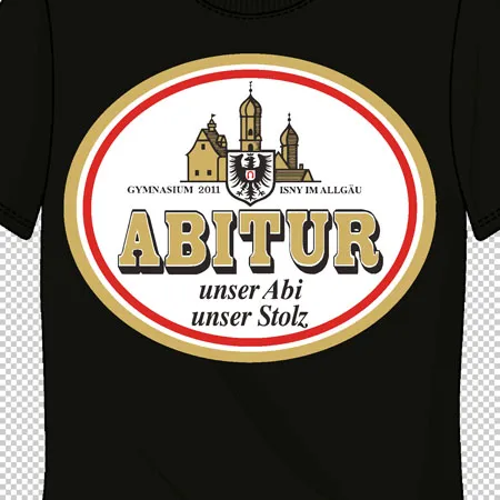 schwarzes_t_shirt_mit_abitur_logo abitur unser abi unser stolz design