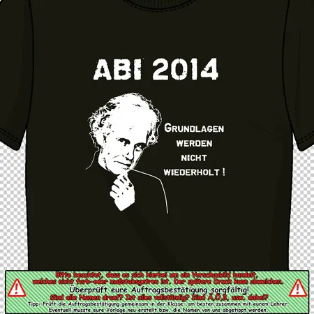 abi_2014_t_shirt_mit_aufdruck gundlagen werden nicht wiederholt design