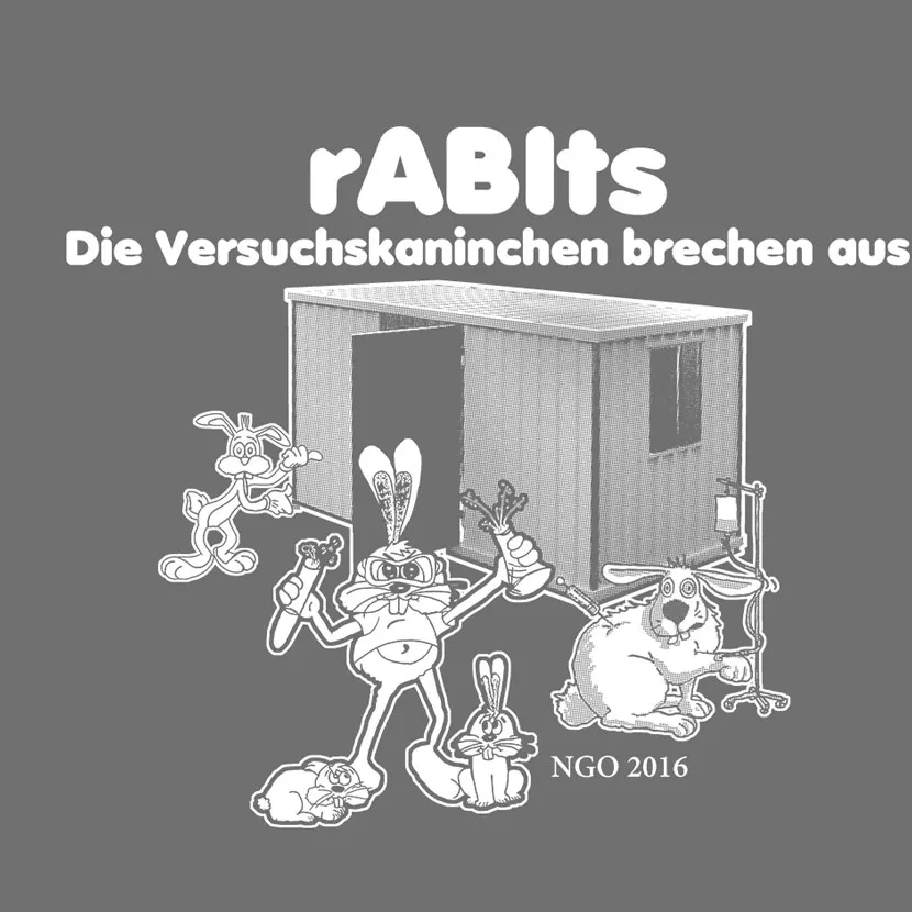 zeichentrick_kaninchen_ausbruch rABIts-Die Versuchskaninchen brechen aus. design