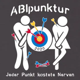 Bunte Pfeile treffen und verfehlen ein Ziel, Grafikdesign.