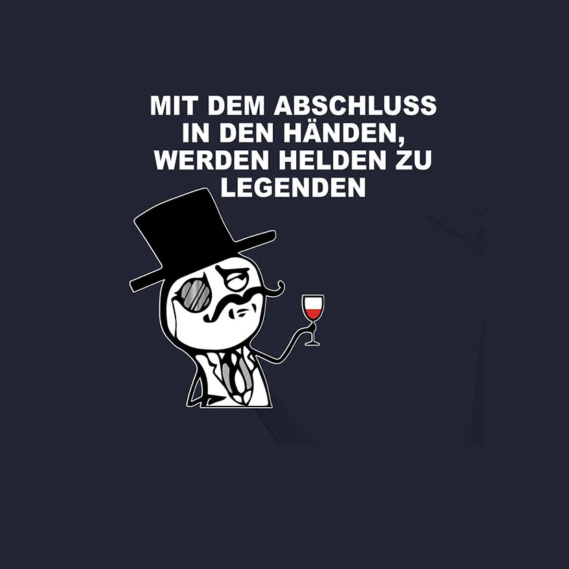 Mit dem Abschluss in den Haenden werden Helden zu Legenden