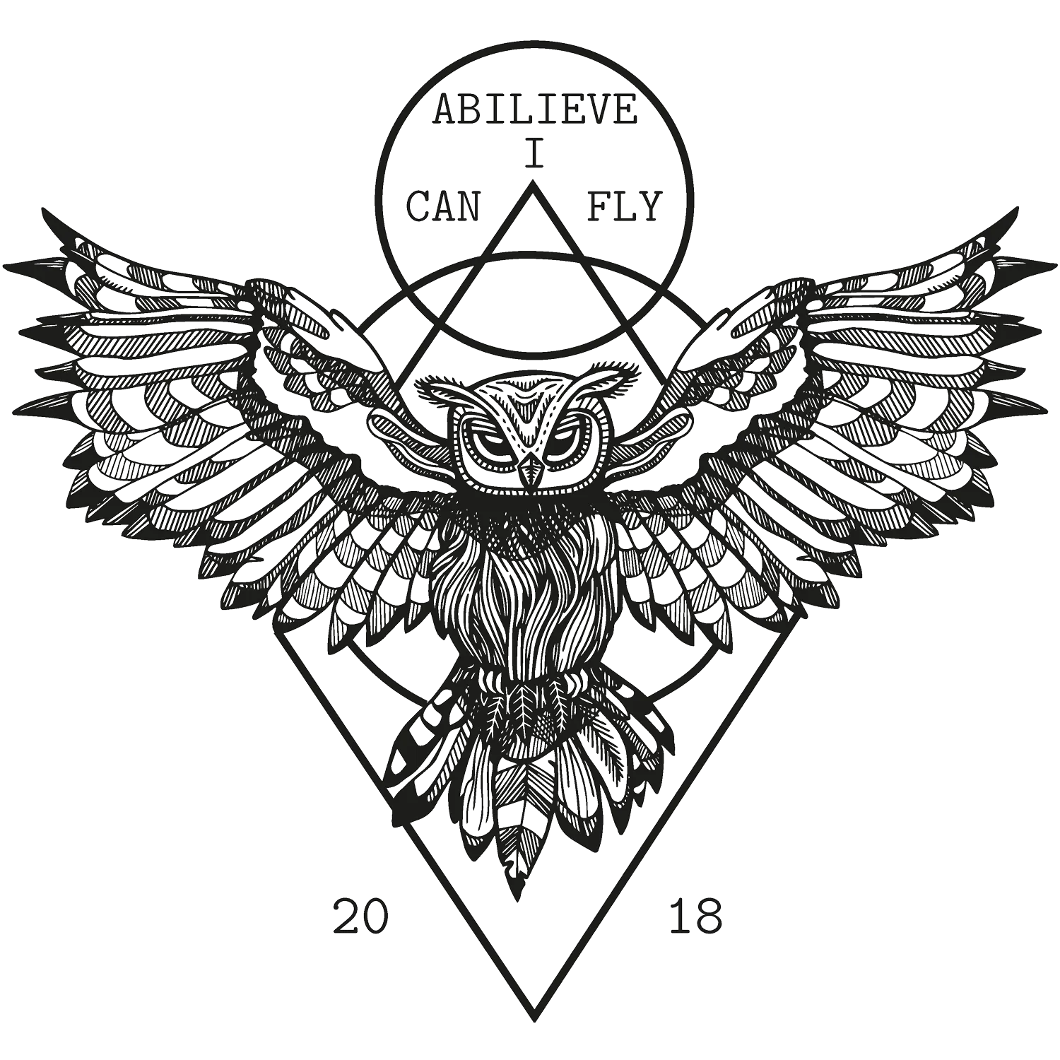 geometrische_eule_2018 Abilieve Eule design