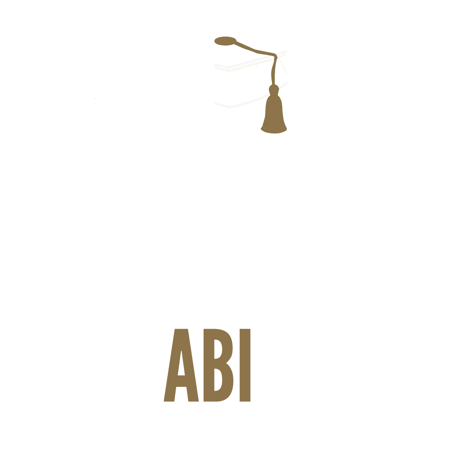 abstrakte_komposition_in_braun Zwei getrennte, braune, abstrakte Formen auf hellem Hintergrund.