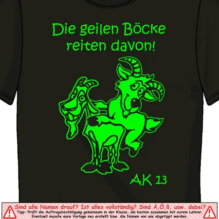 Die geilsten Böcke reiten davon