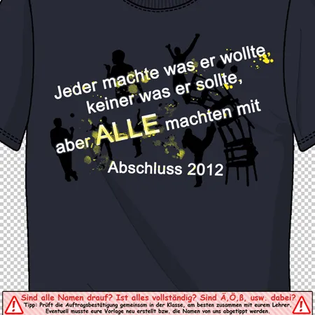 Jeder machte was er wollte, aber keiner was er soltle