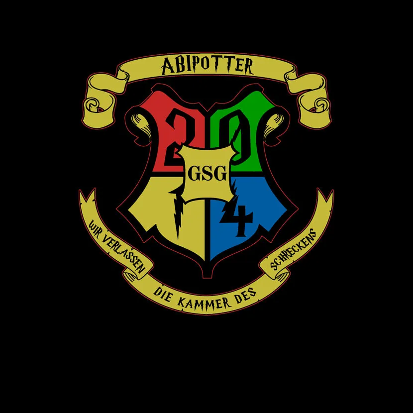 Abiwappen_GSG_2020 abipotter wir verlassen die kammer des schreckens design