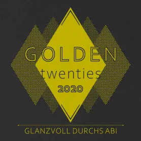 Schwarze geometrische Figur auf weißem Hintergrund.