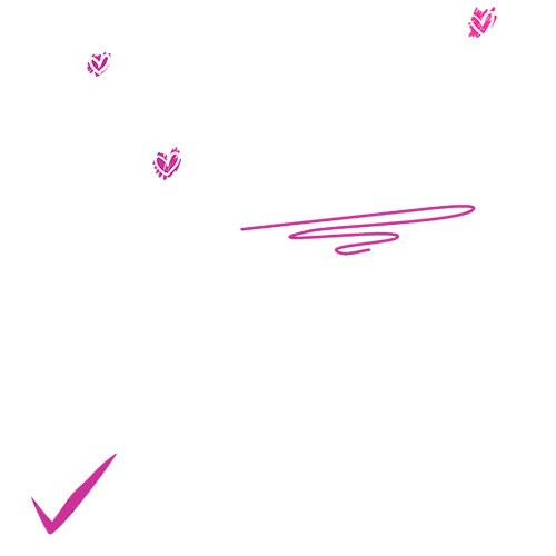 Tafel mit Text 'Willst du mit mir abgehen?' und Wahlmöglichkeiten 'Ja', 'Nein', 'Vielleicht', mit Häkchen bei 'Ja'.
