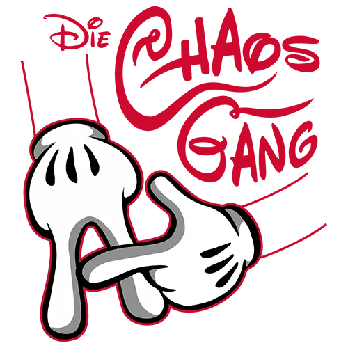 Cartoonisierte Hand zeigt Daumen hoch vor rotem Hintergrund.