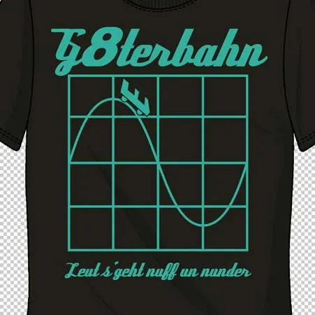 tshirt_design_achterbahn G8terbahn - Leuts geht nuff un nunder design