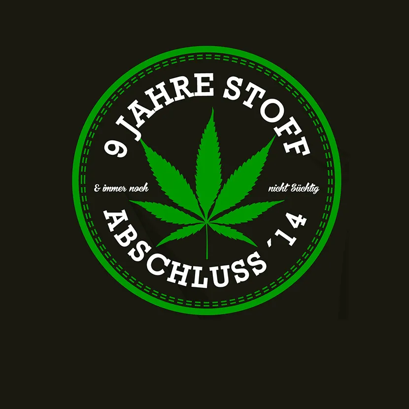 abschluss_2014_hanfblatt_logo 9 Jahre Stoff und immernoch nicht suechtig design