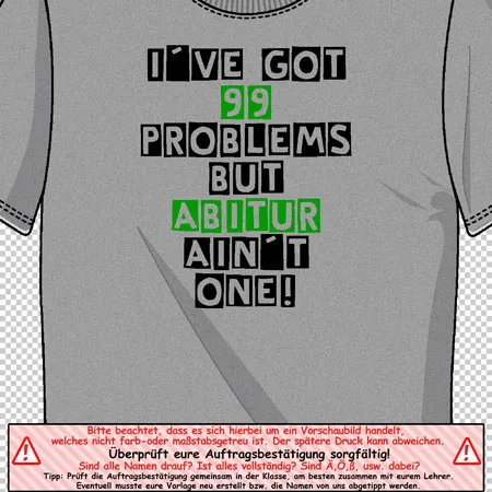 iÂ´ve got 99 problems but abitur ainÂ´t one