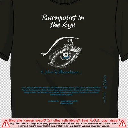 schwarzes_t_shirt_mit_aufdruck Burnpoint in the eye design