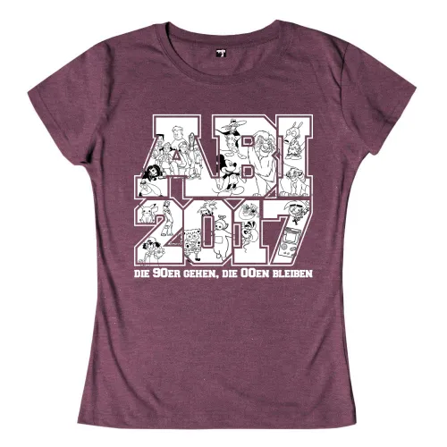 Illustration verschiedener Zeichentrickfiguren aus den 90ern, angeordnet um die Zahlen 2017.