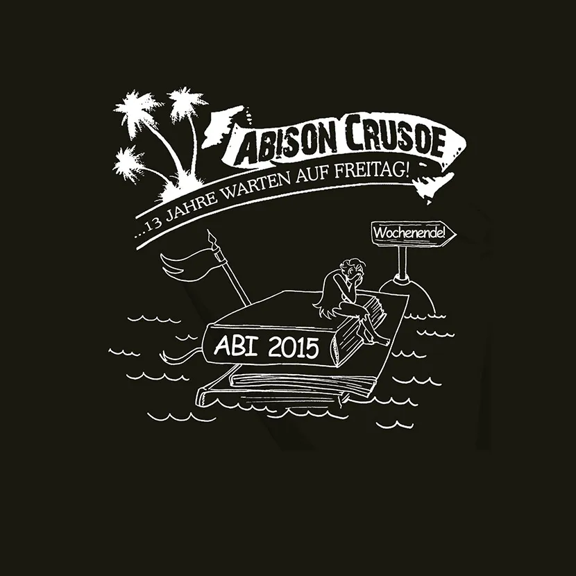 abison_crusoe_illustration Abison Crusoe 13 jahre warten auf Freitag! design