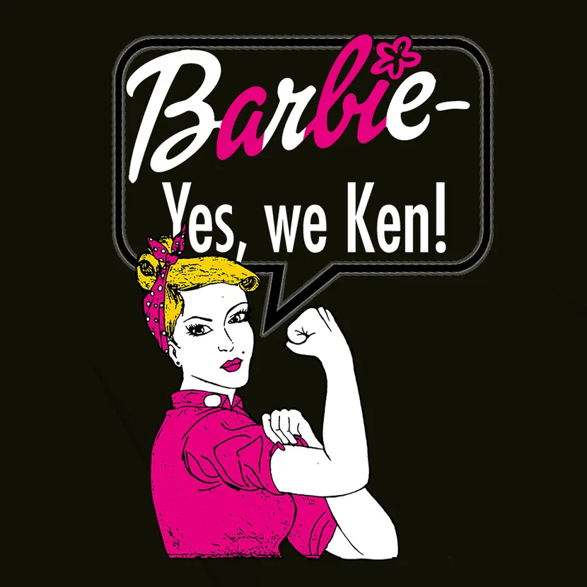 barbie_yes_we_ken_graphic_tee BaRbiE- YES WE KEN! design