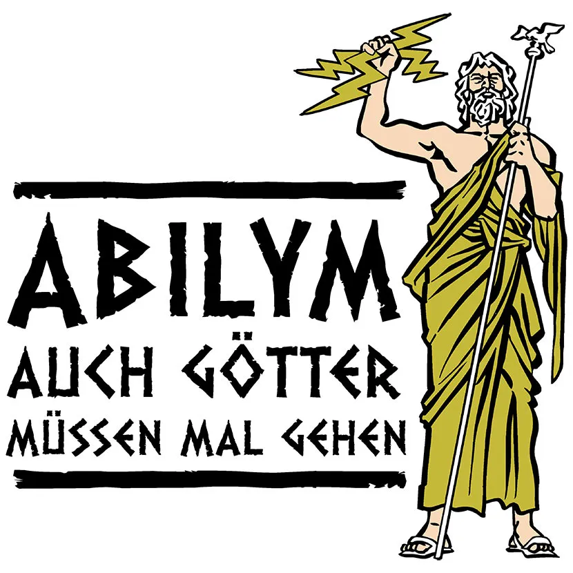 zeus_cartoon_abilym Abilymp auch Götter müssen einmal gehen - Zeus design