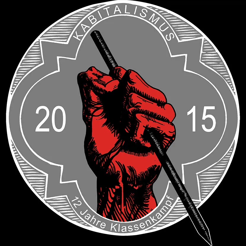gedaechtnismedaille_2015 Kabitalismus 12 Jahre Klassenkampf  design