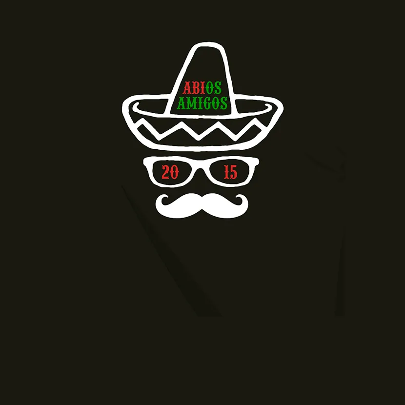 sombrero_mit_schnurrbart_und_brille_2015 Abios Amigos 2015 design