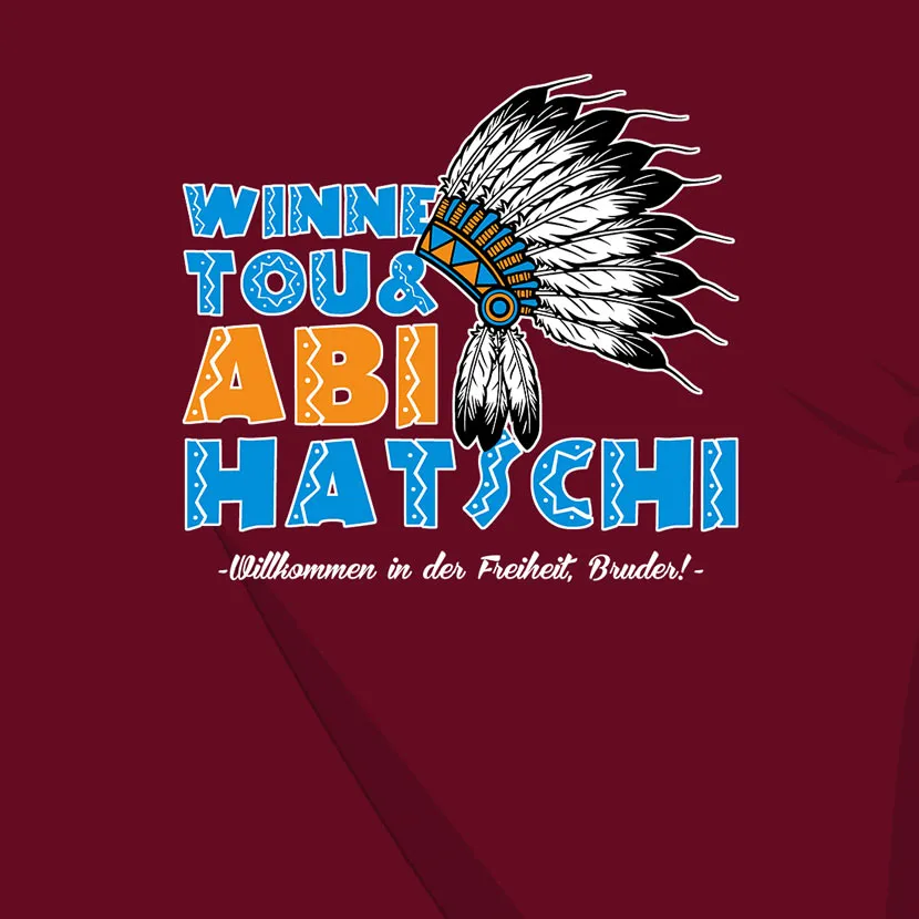 grafik_winnetou_abihatschi Winnetou und Abihatschi - Willkommen in der Freiheit, Bruder design