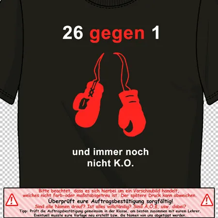 26 gegen 1 und immer noch nicht KO