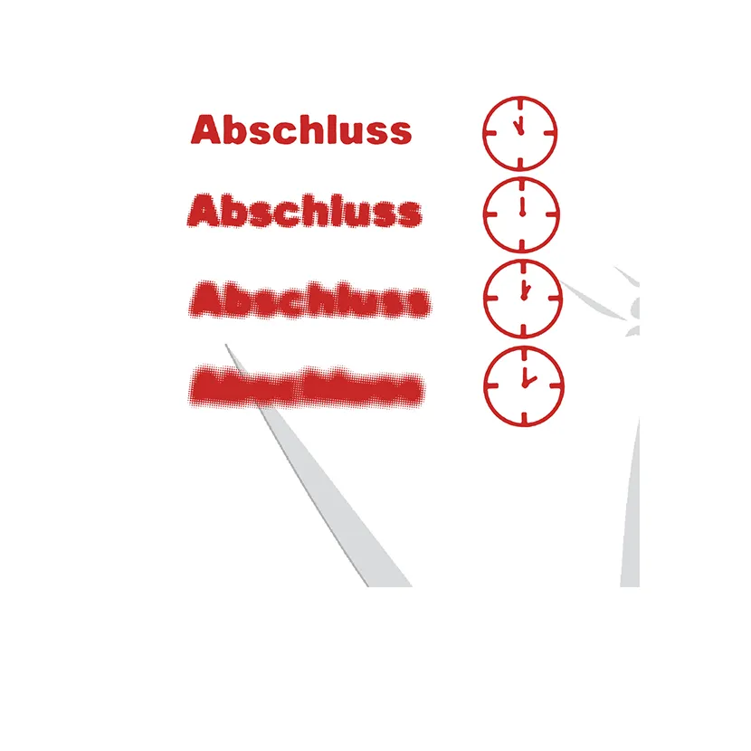Abschluss - verschwommen