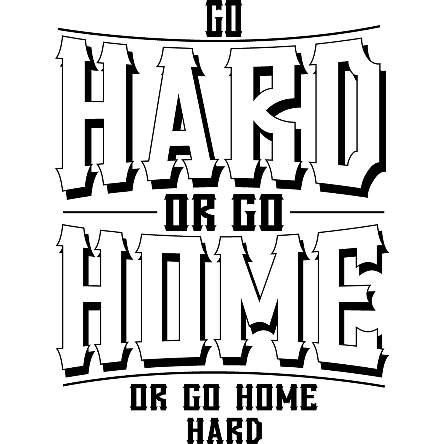 schwarzes_quadrat Go Hard Or Go Home design