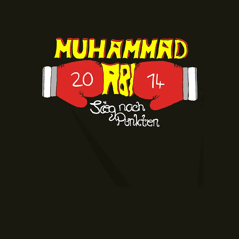 muhammad_ali_boxhandschuhe_kunstwerk Muhammad Abi Sieg nach Punkten design