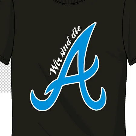 schwarzes_t_shirt_mit_blauem_logo Wir sind die A design