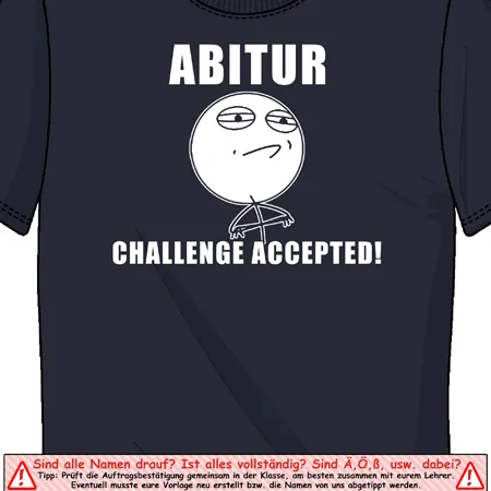 tshirt_mit_motivationsspruch_abitur Abitur Challenge accepted design
