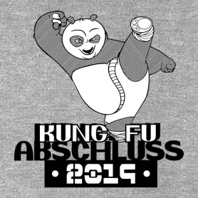 Abbildung eines Pandas in Kung-Fu-Pose mit der Aufschrift "KUNG FU 2017" unten.