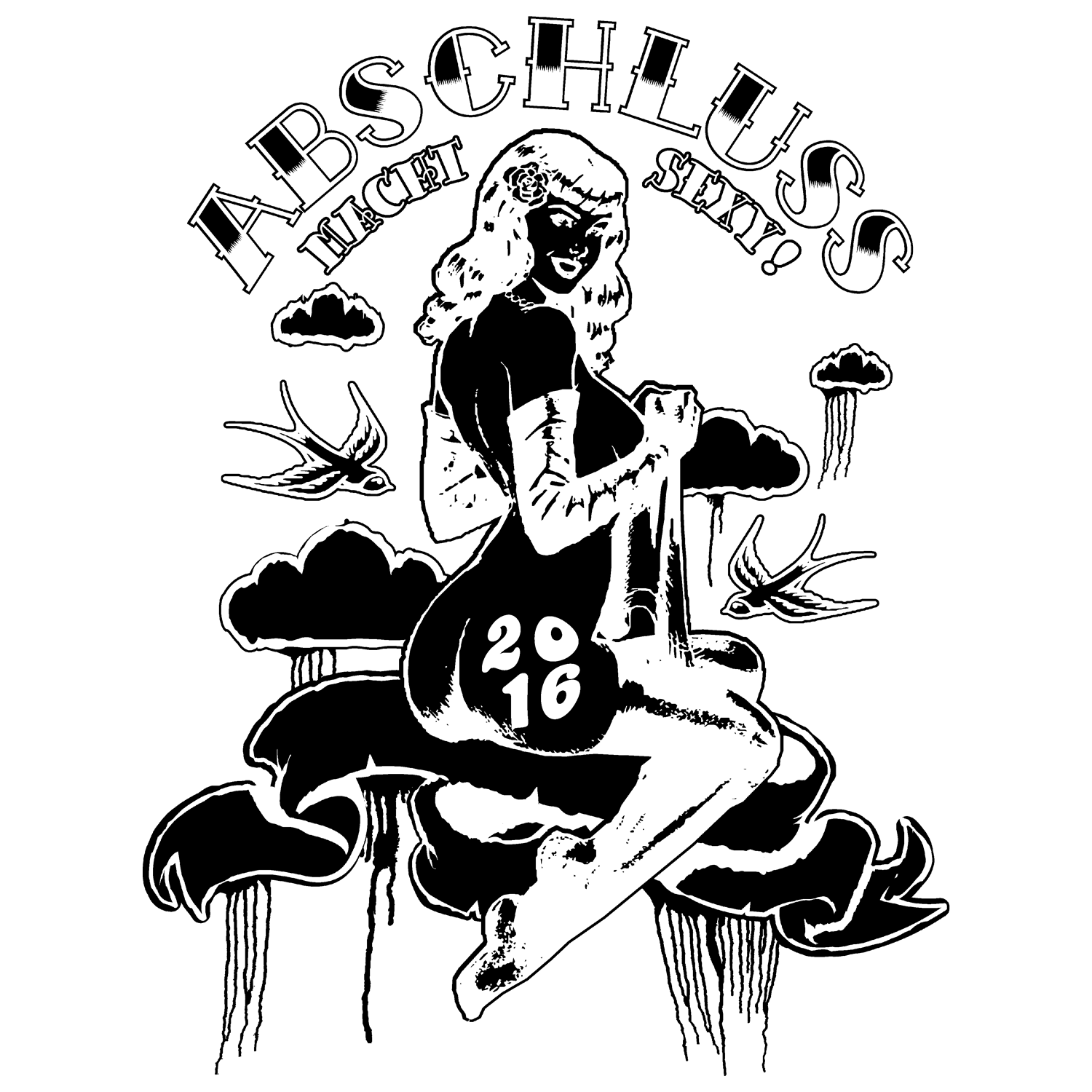schwarze_silhouette_eines_lichtschalters Pin Up Girl design