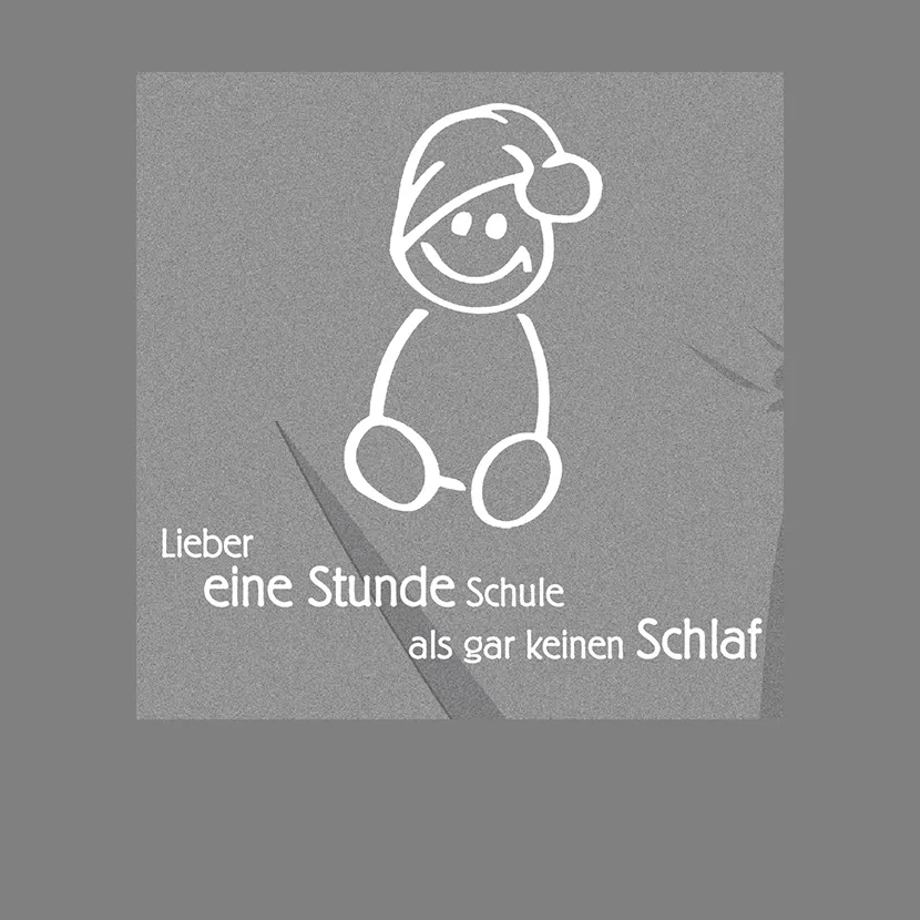 Lieber eine Stunde Schule als gar keinen Schlaf
