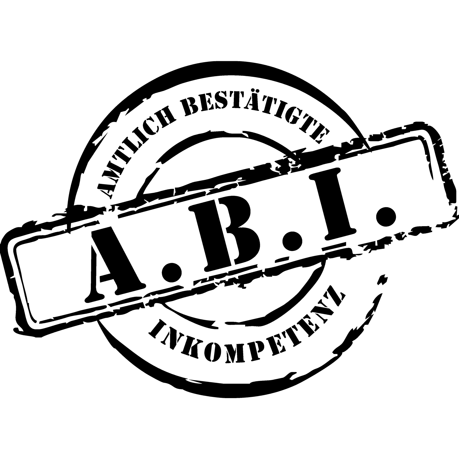 schwarze_silhouette_eines_hasen A.B.I Amtlich Bestätigte Inkompetenz design