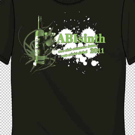 t_shirt_design_absinth_2011 ABIsinth design